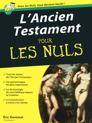 cover image of L'Ancien Testament Poche pour les Nuls